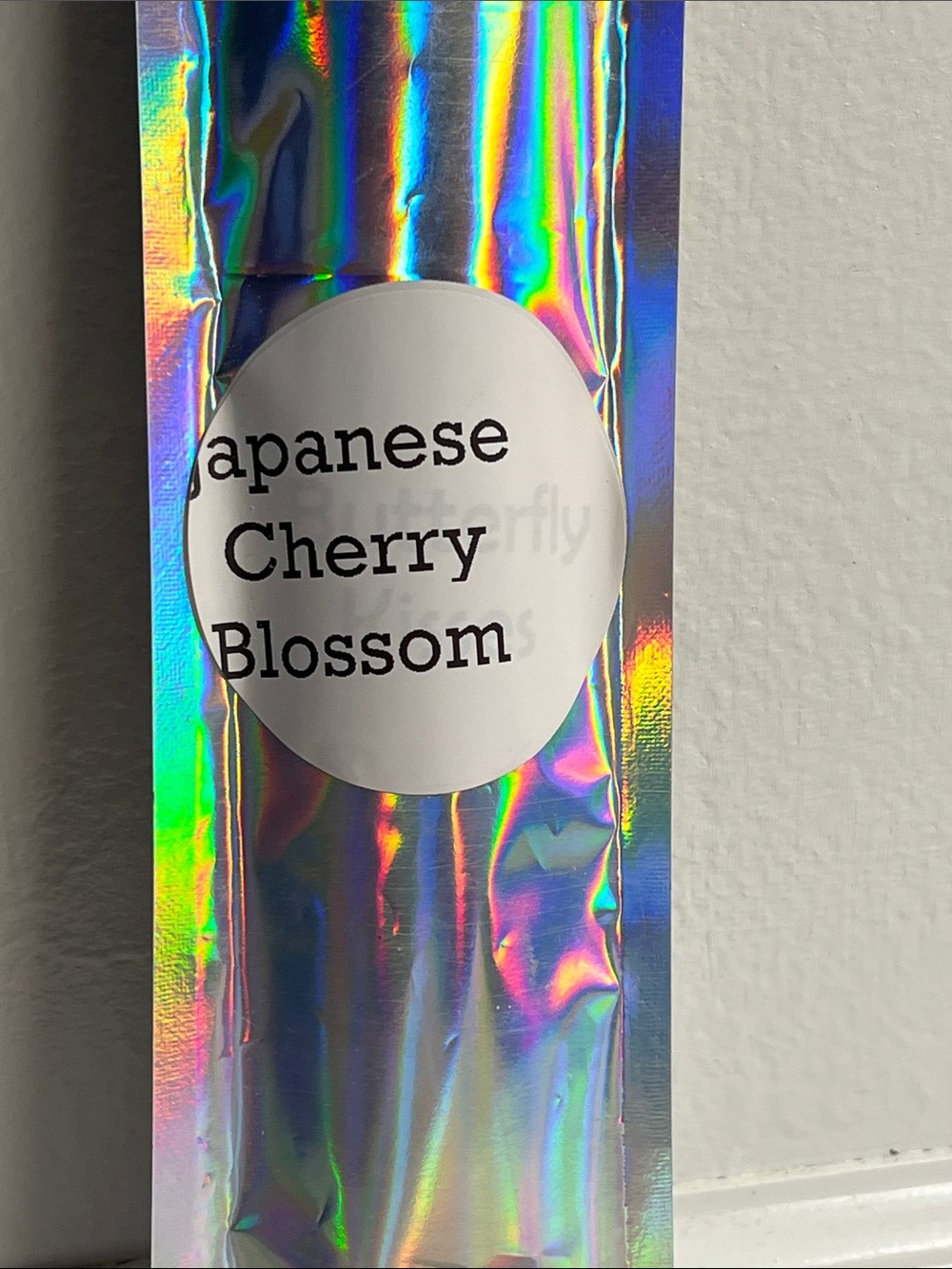 Japanese Cherry Blossom Incense Sticks Pack & Round Incense Stick Holder - Picture 2 of 3